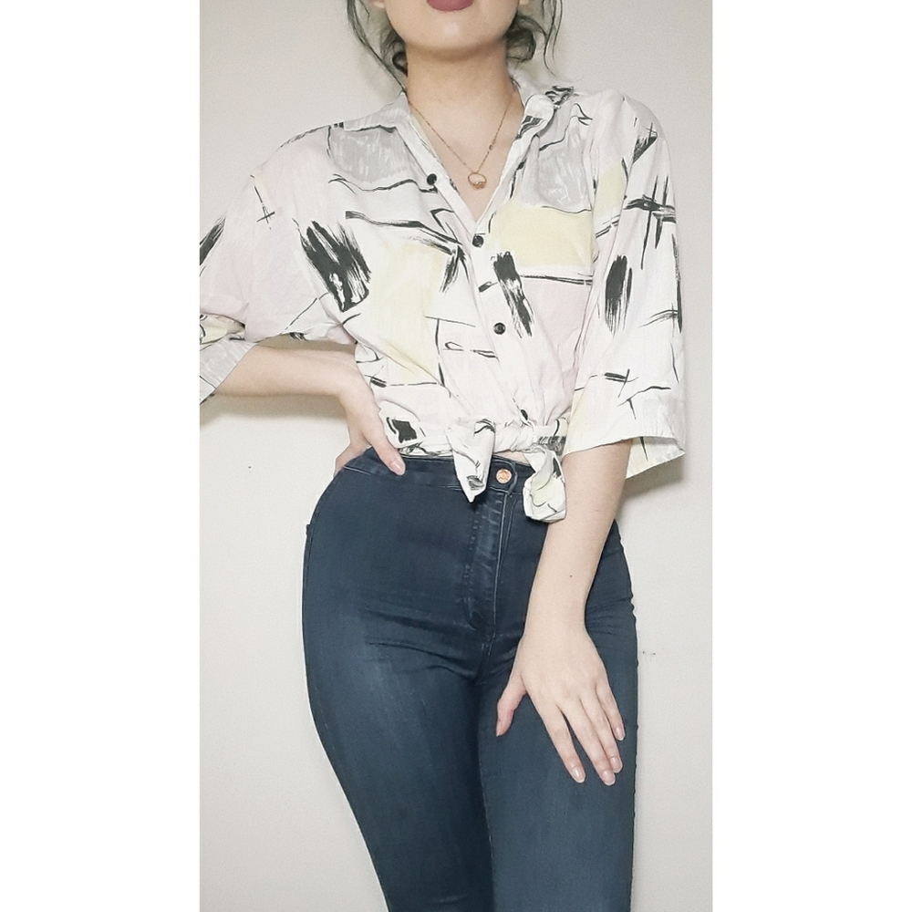Carmelton Multicolored Button Up